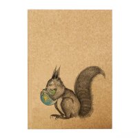 Notizbuch - Eichhörnchen Welt