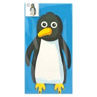 3D-Tierkarte Pinguin