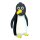 3D-Tierkarte Pinguin