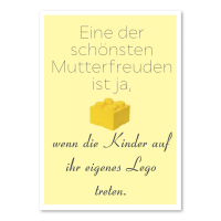 Postkarte „Mutterfreuden“