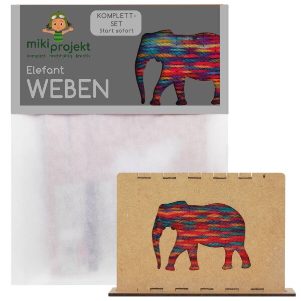 Bastelset Weben Elefant